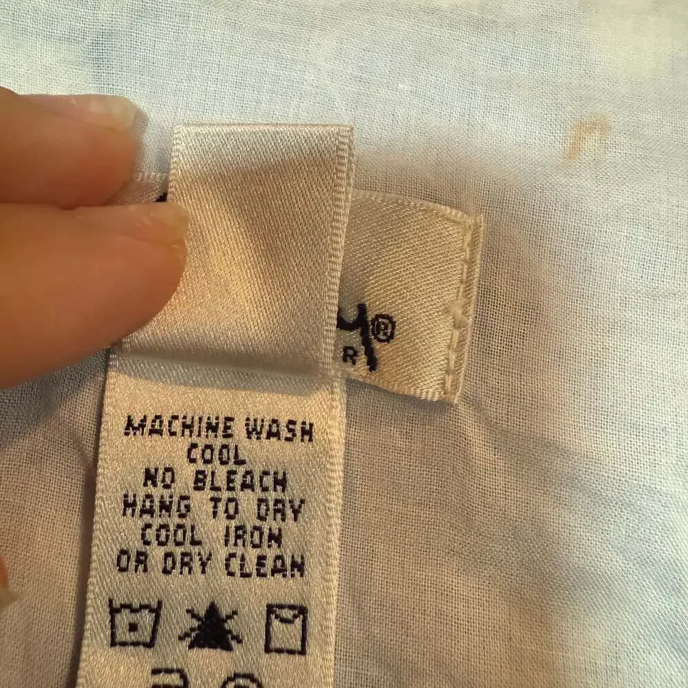 Lilly Pulitzer Women’s Tunic Top Floral Cotton with Side Zipper & Crochet Trim - Picture 5 of 5